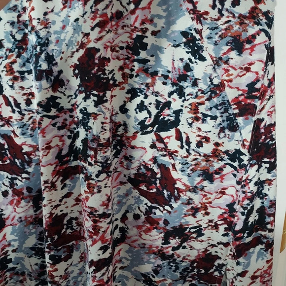 LIVI Lane Bryant Canyon Print Soft V-Neck High-Low Tank With Back Cutout 22/24 - Picture 5 of 11